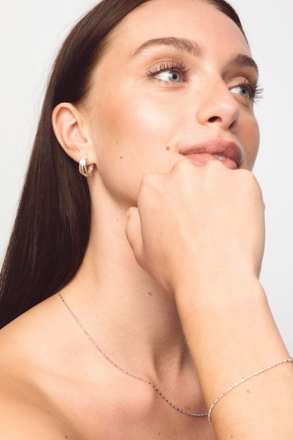 The Bead Halsband - Silver