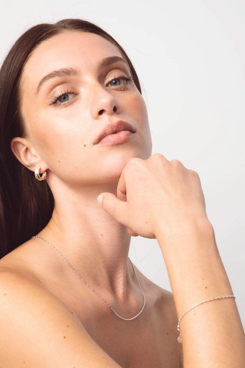 The Bead Halsband - Silver