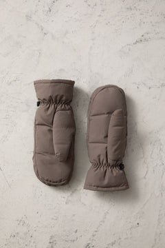 Olina Down Mittens - Dark Taupe