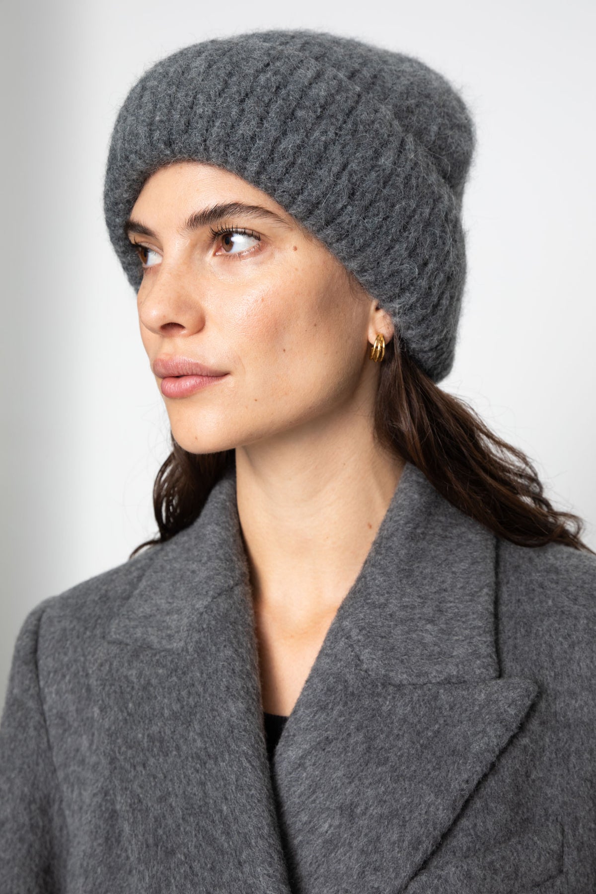 Ayla Beanie - Dark Grey