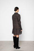 Lara Dress - Taupe Flower Print