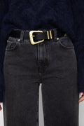 Bennett Belt - Black Gold