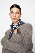 Alma Scarf - Navy Stripe