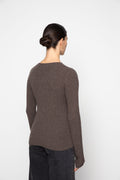 Melody Knit - Dark Taupe Melange