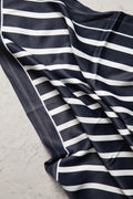 Alma Scarf - Navy Stripe