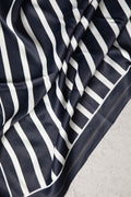 Alma Scarf - Navy Stripe
