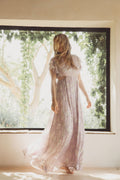 Elise Dress - Lavender Peony Print