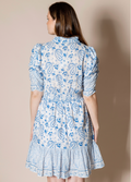 Billie Dress Short Sleeve - Capri Blue