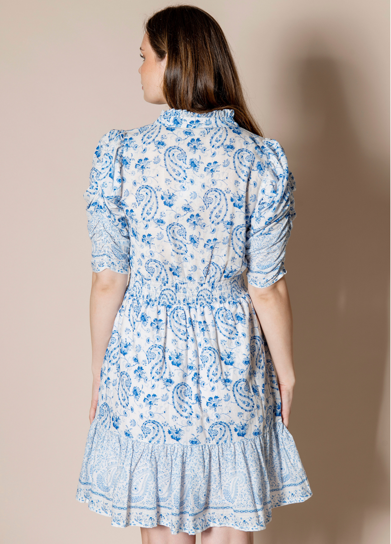 Billie Dress Short Sleeve - Capri Blue
