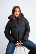 Fox C Puffer Jacket - Svart