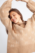 Fam Sweater Short - Light Beige