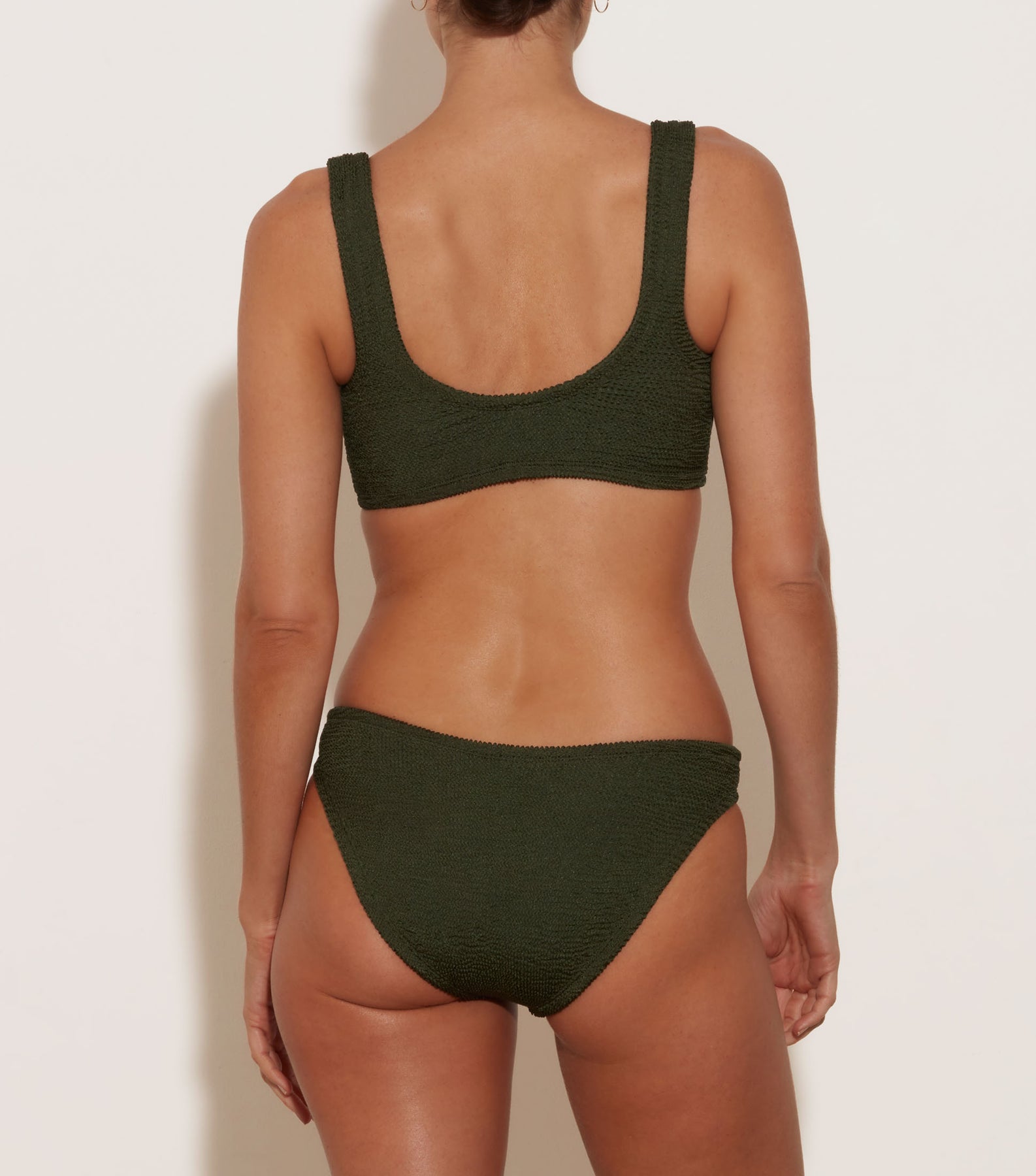 Bonnie Bikini - Metallic Khaki