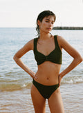 Bonnie Bikini - Metallic Khaki