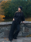 Diana Cape Cardigan - Mörkbrun