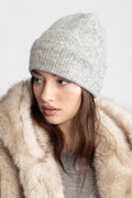 Lilly Wool Beanie - Grey Melange