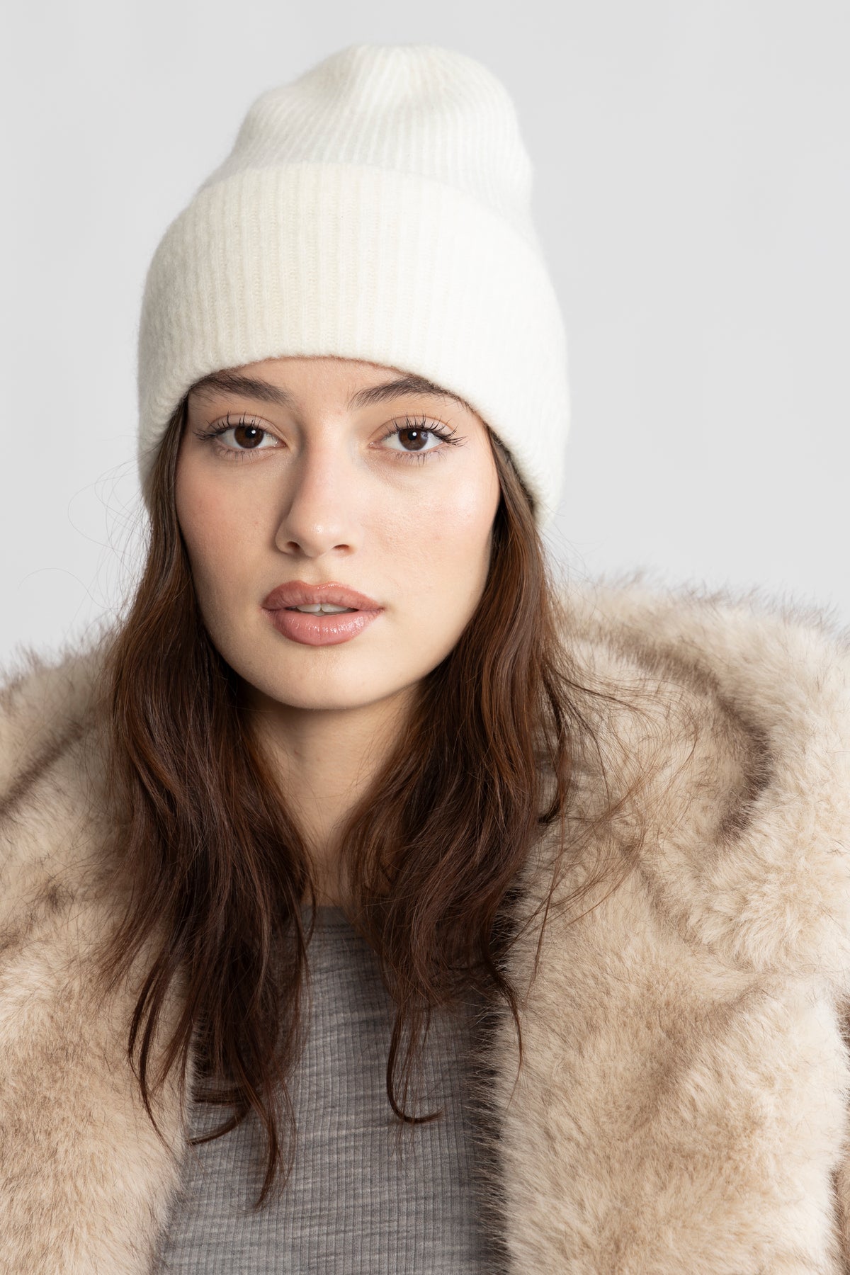 Lilly Wool Beanie - Offwhite