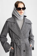 Victoria Wool Scarf - Grey Melange