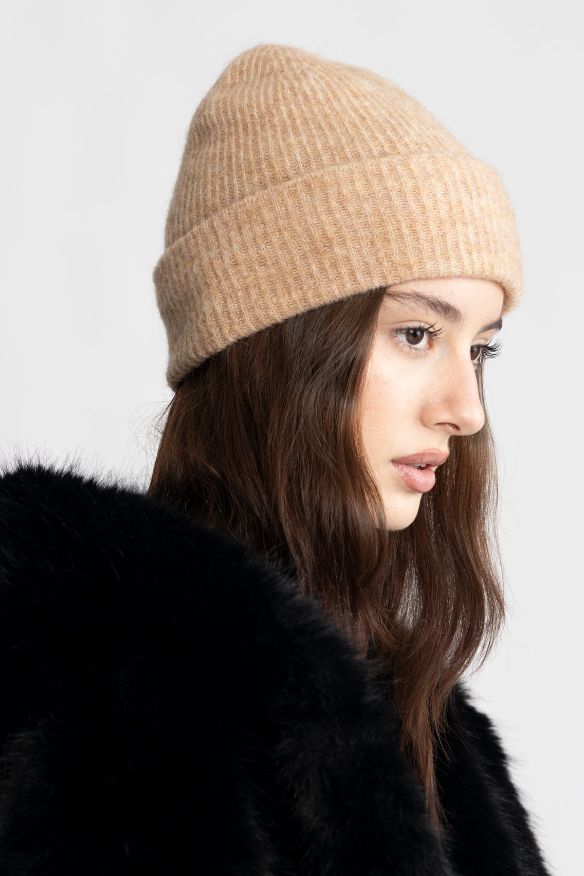 Lilly Wool Beanie - Beige