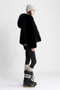 Astrid Faux Fur Jacket - Svart