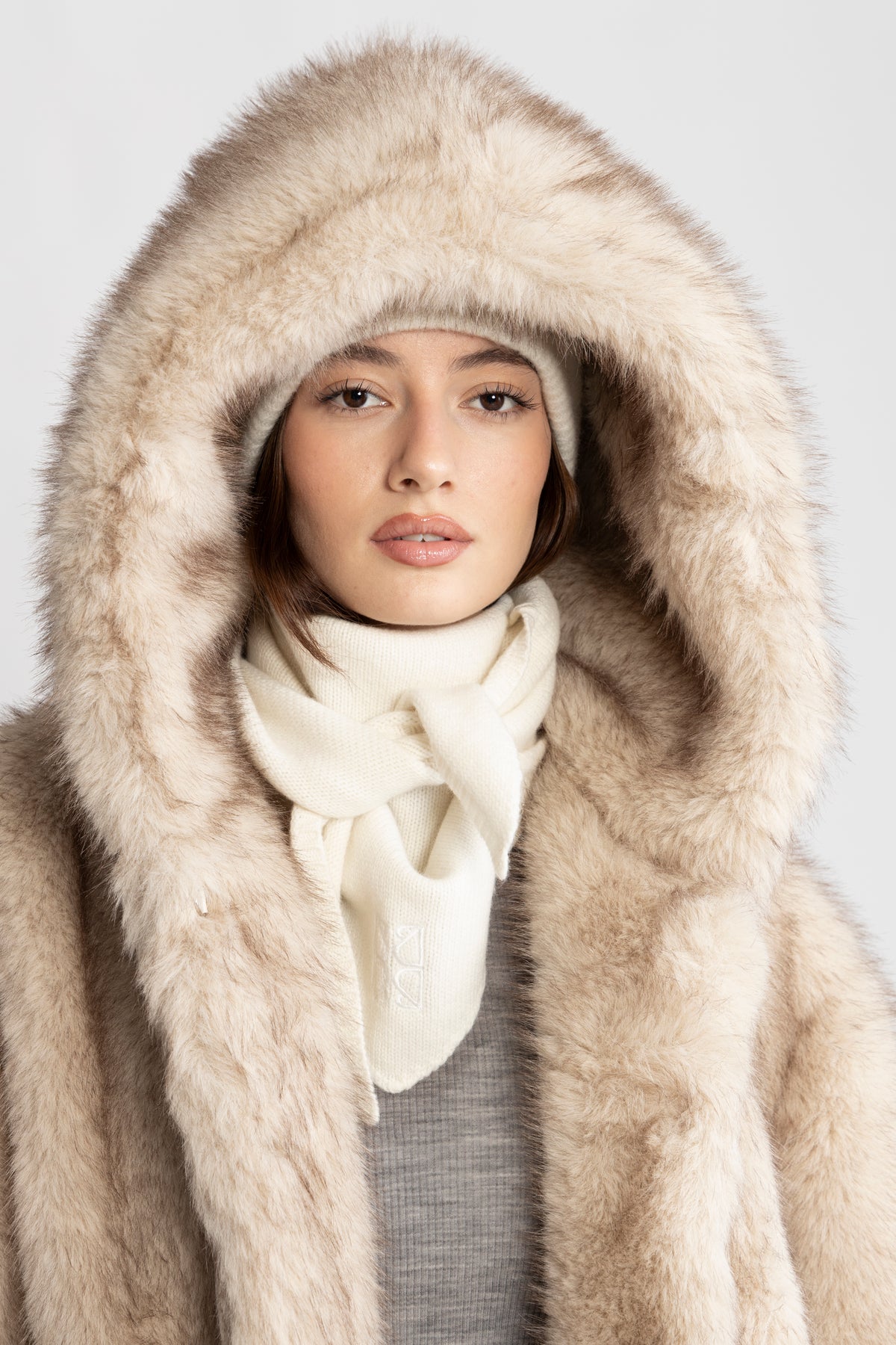 Victoria Wool Scarf - Off White