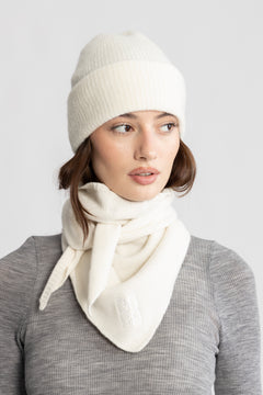 Victoria Wool Scarf - Off White
