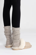 Selma Shearling Slippers - Beige