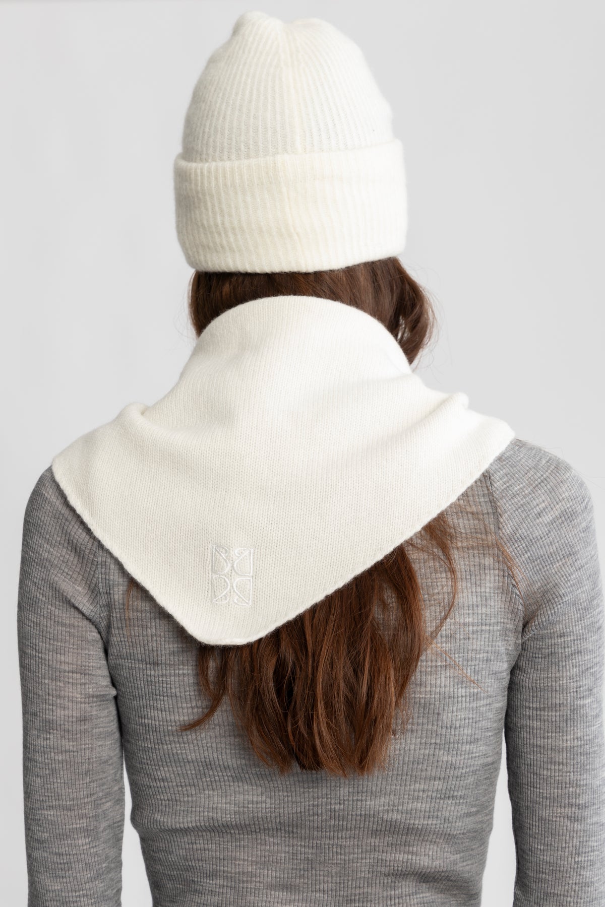 Victoria Wool Scarf - Off White