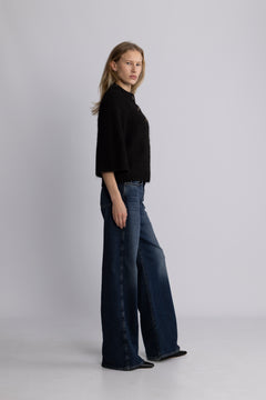 Diana Cape Cardigan - Dark Brown
