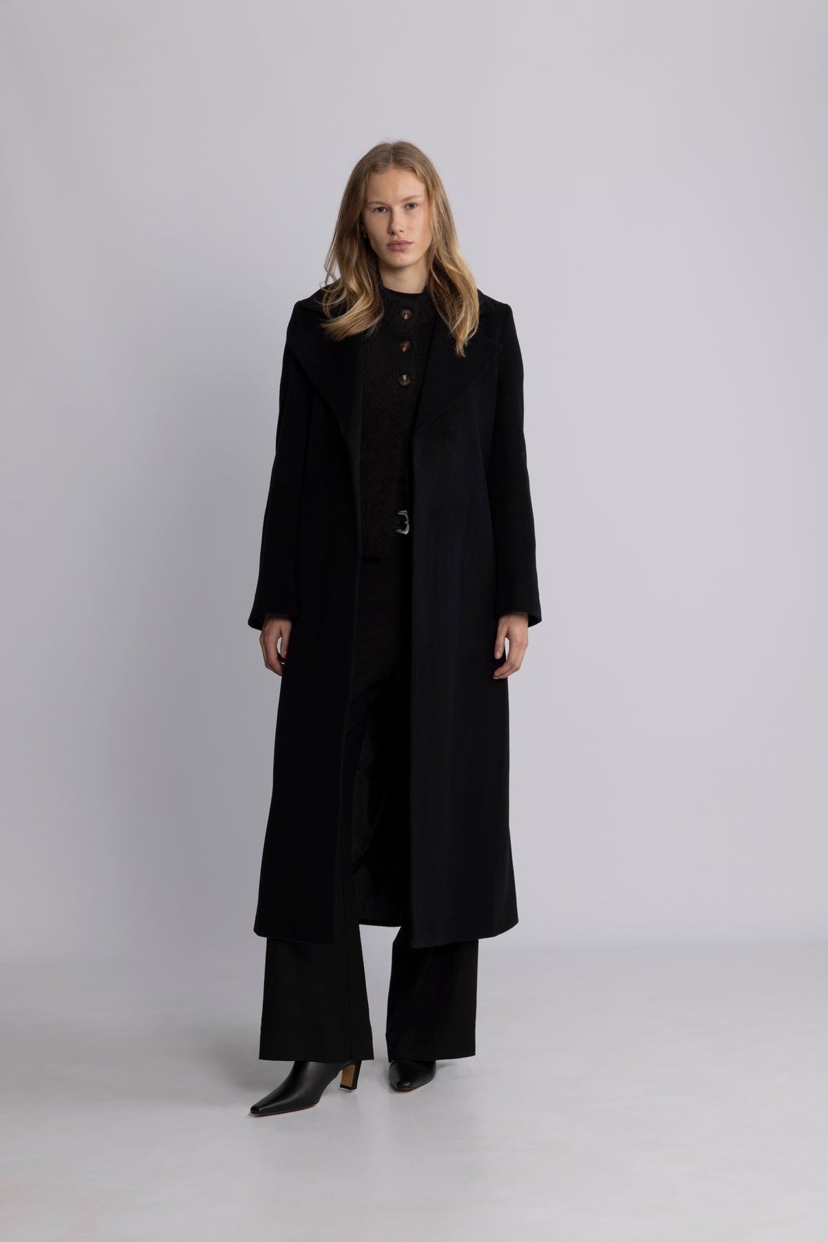 Charlotta Cashmere Coat - Svart
