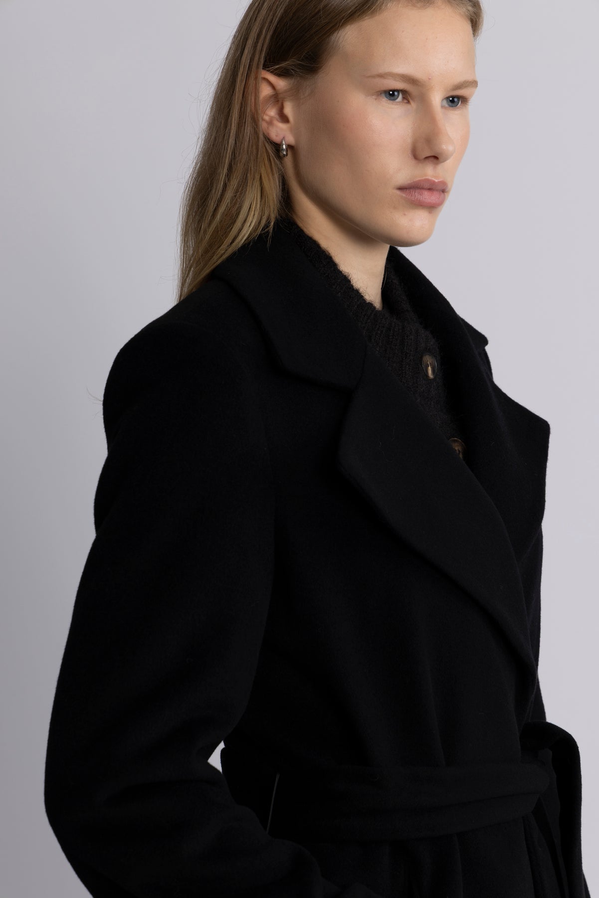 Charlotta Cashmere Coat - Svart