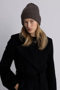 Victoria Cashmere Wool Beanie - Brun
