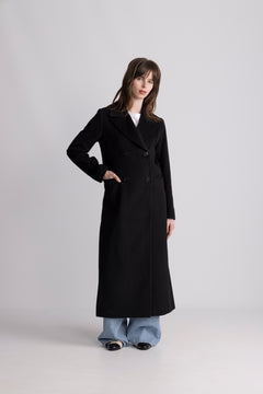 Louise Wool Coat - Black