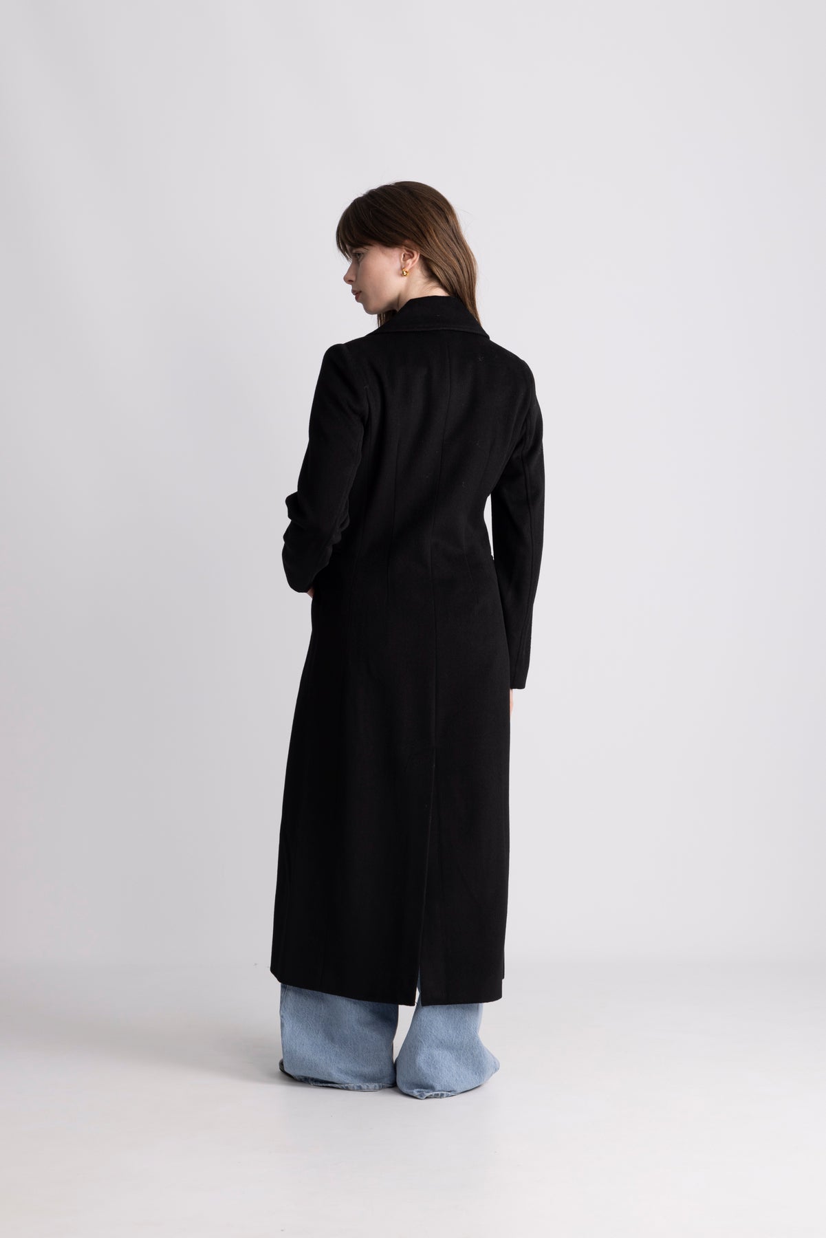 Louise Wool Coat - Black