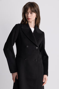 Louise Wool Coat - Black