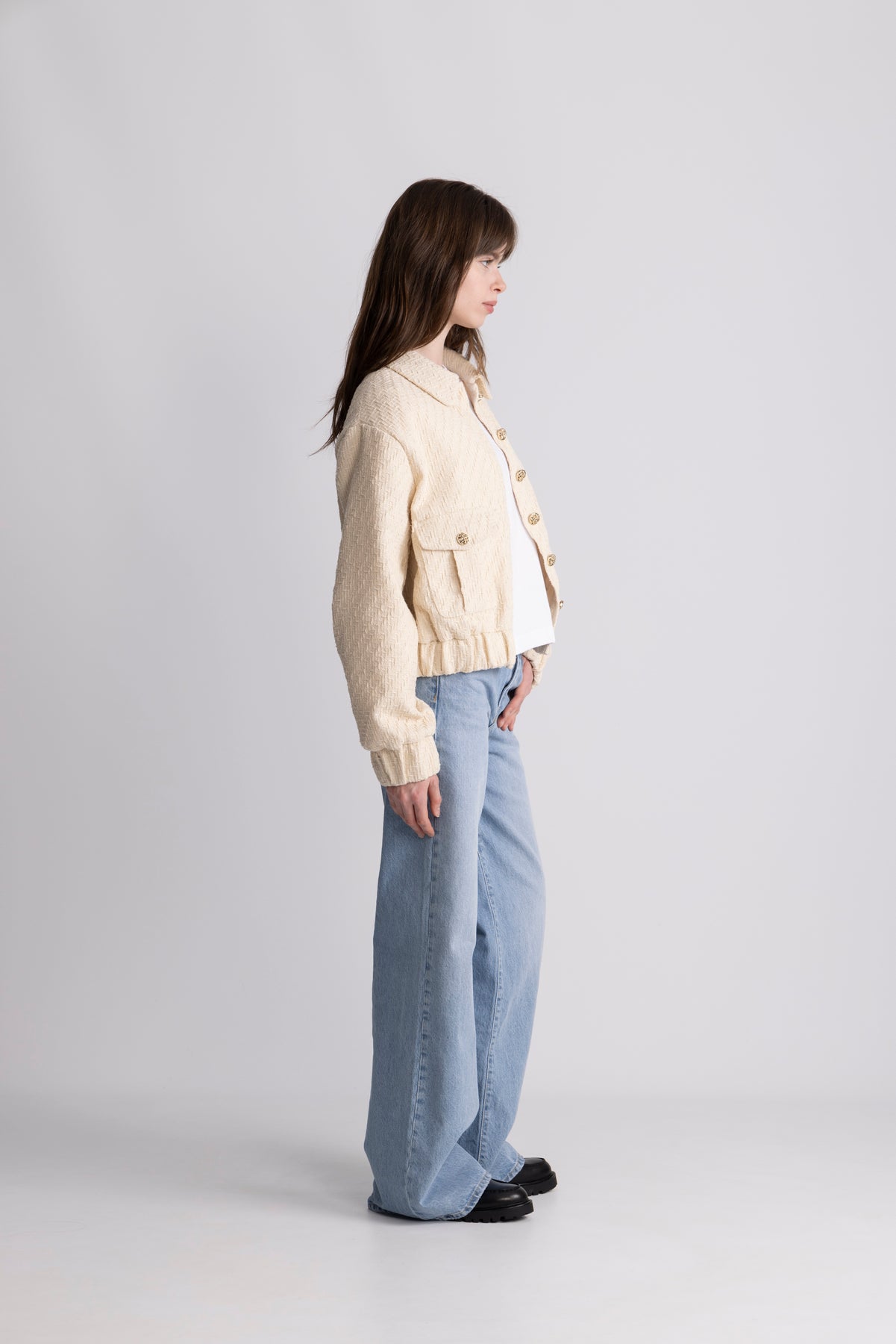 Tone Tweedjacka - Off White