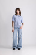 Esther Polo Knit Top - Blue