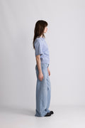Esther Polo Knit Top - Blue