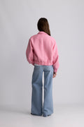 Tone Tweed Jacket - Ljusrosa