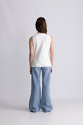 Therese Knit Waistcoat - Off White