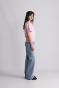 Esther Polo Knit Top - Rosa