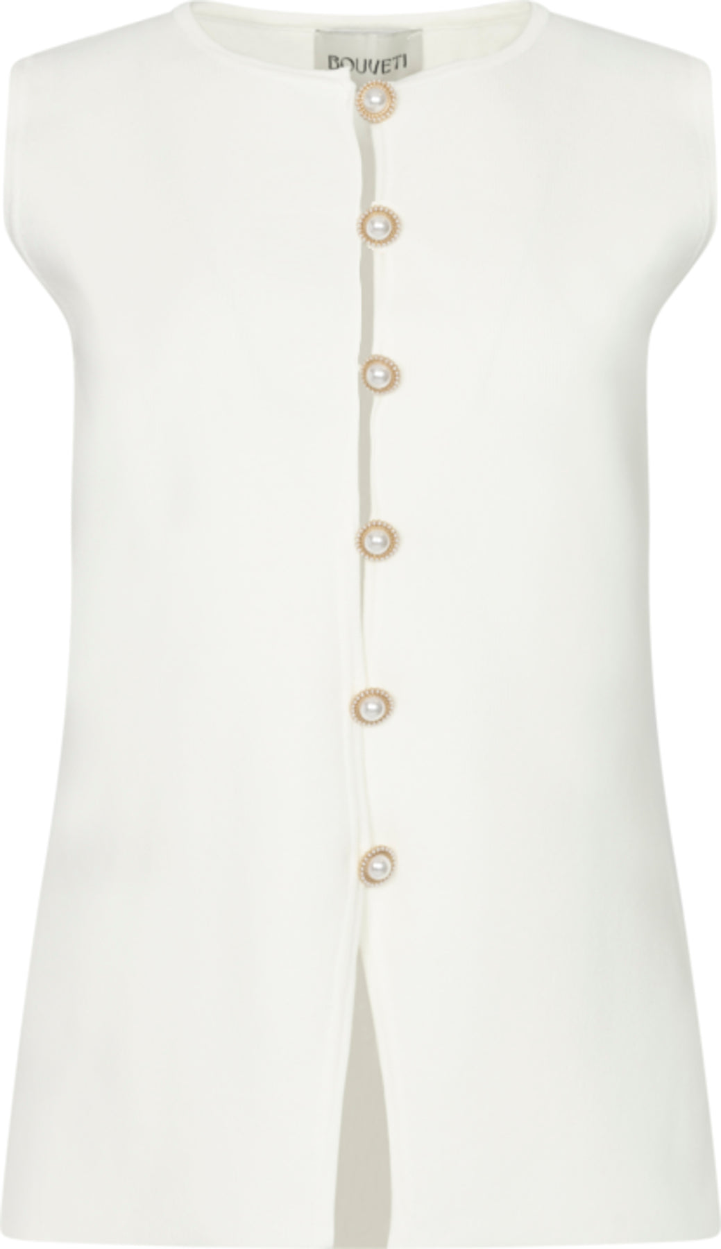 Therese Knit Waistcoat - Off White