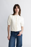 Ania Knit Blouse - Off White
