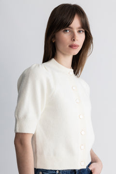 Ania Knit Blouse - Off White
