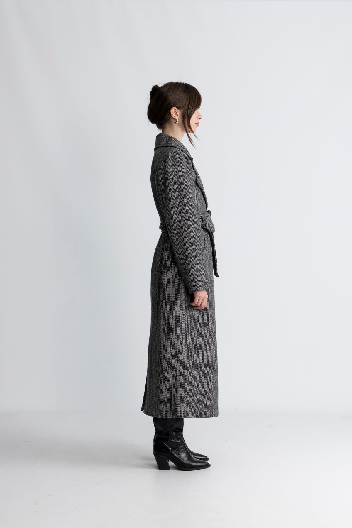 Leah Wool Coat - Black