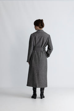 Leah Wool Coat - Black