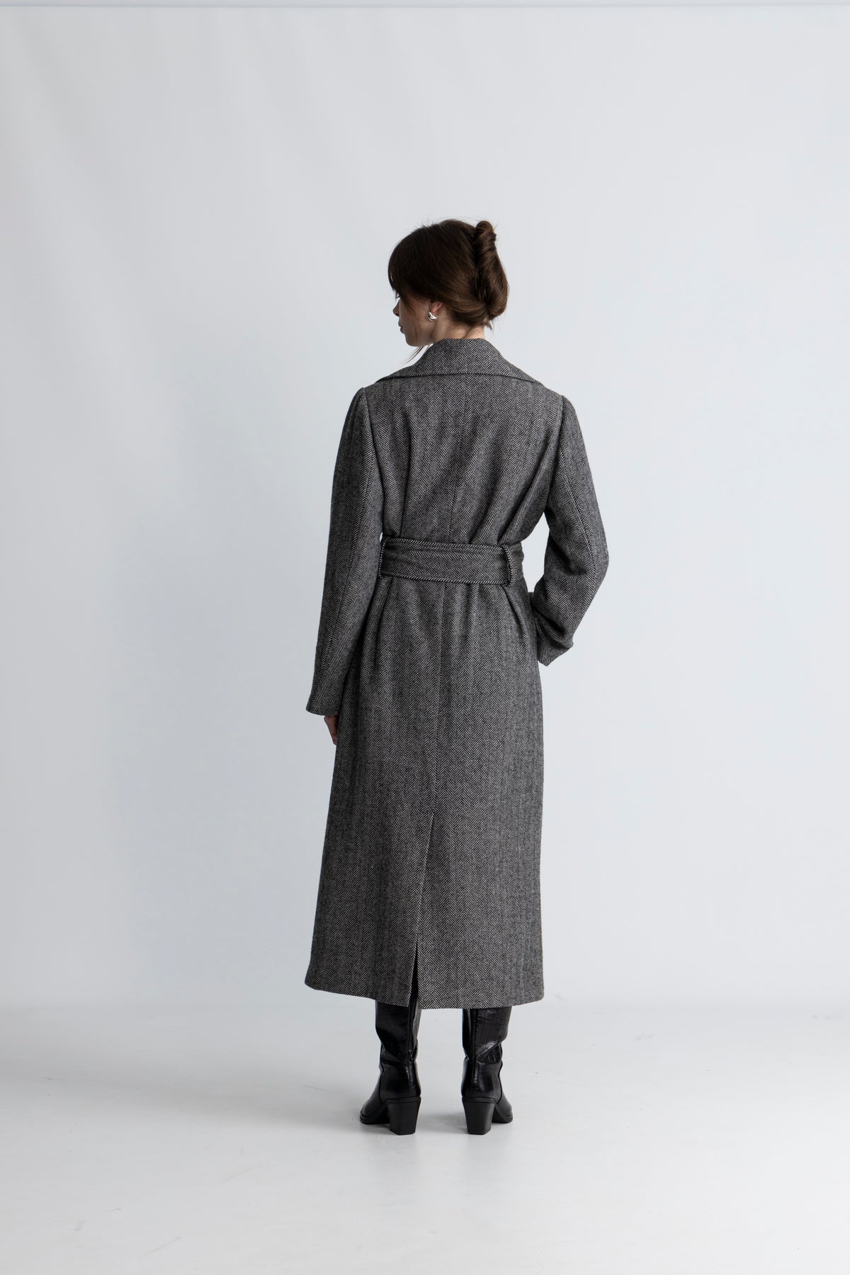 Leah Wool Coat - Black