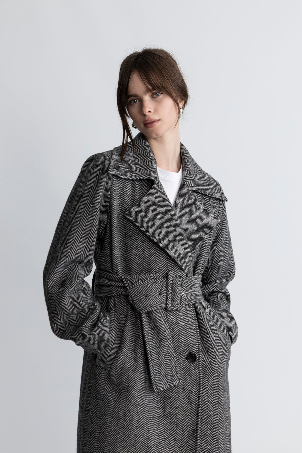 Leah Wool Coat - Black