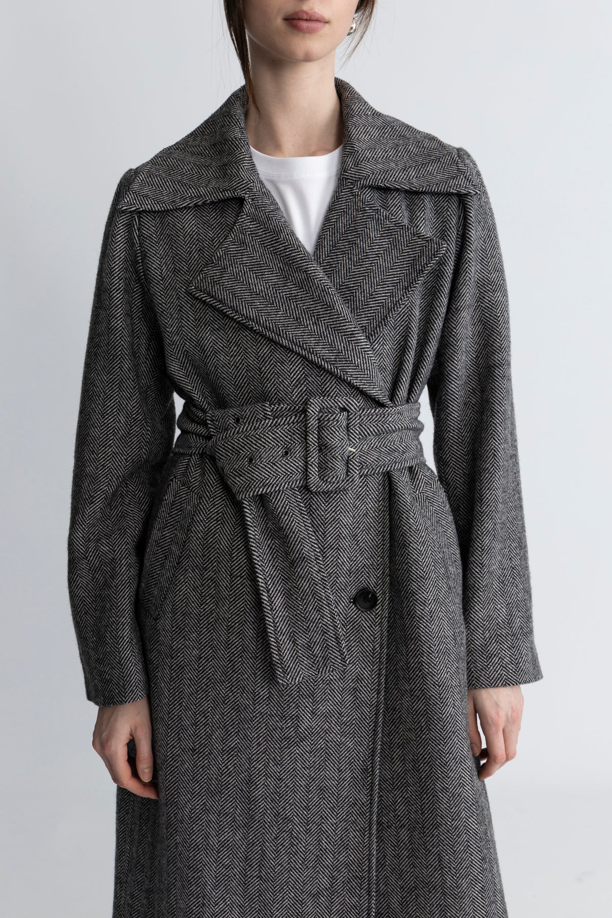 Leah Wool Coat - Black
