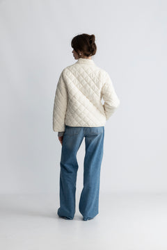 Anne Quilt Jacket - Off White