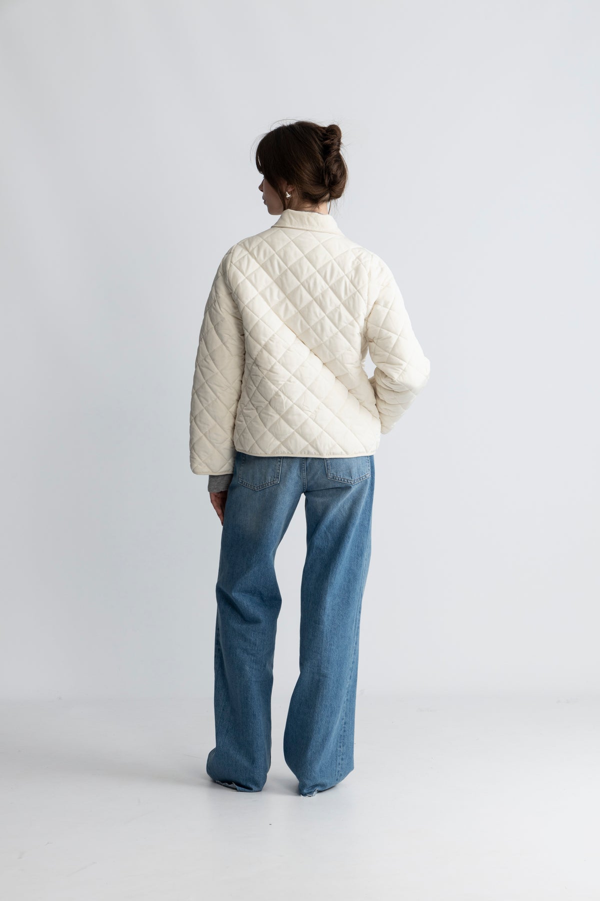 Anne Quilt Jacket - Off White